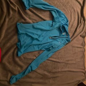 Light blue Nike reflective pullover